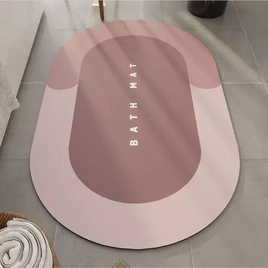 Alfombra rosa antideslizante . ROUSE