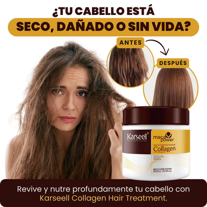 Kit Reparador Karseell ORIGINAL : Mascarilla Capilar con Colágeno + Aceite de Argán