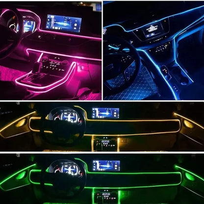 Cinta LED  FUTURISTA  RGB Neon Para Auto- CALIDAD PREMIUM.